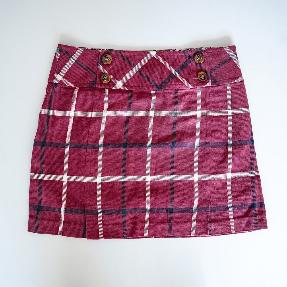 Vineyard Vines wool plaid skirt, size 6